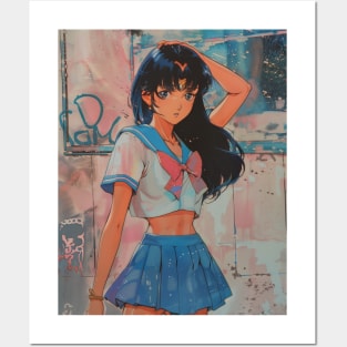 Anime Girl Vintage Posters and Art